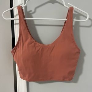 Athletic cropped tank top